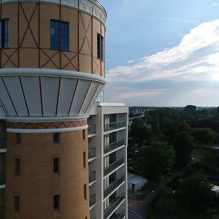 Exklusives Wohnen Im Historischen Wasserturm Dem Highlight Von We214 Apartament *